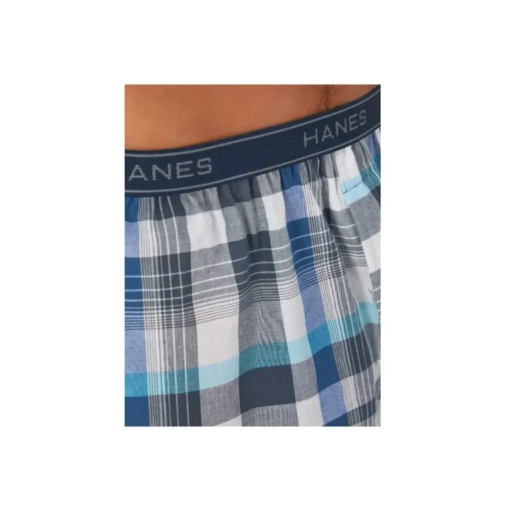 Hanes Mens 4-Pack Tagless Boxers Comfort Flex Waistband Size 2XL (44-46
